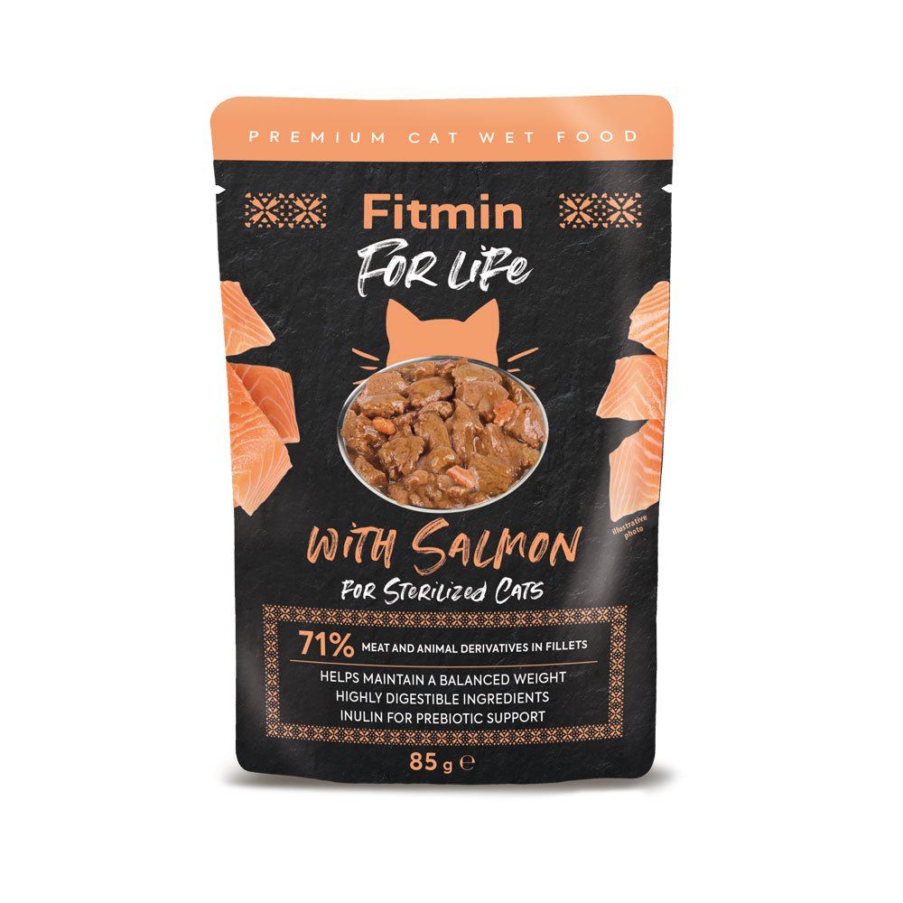 FFL cat pouch Sterilized Salmon 85г