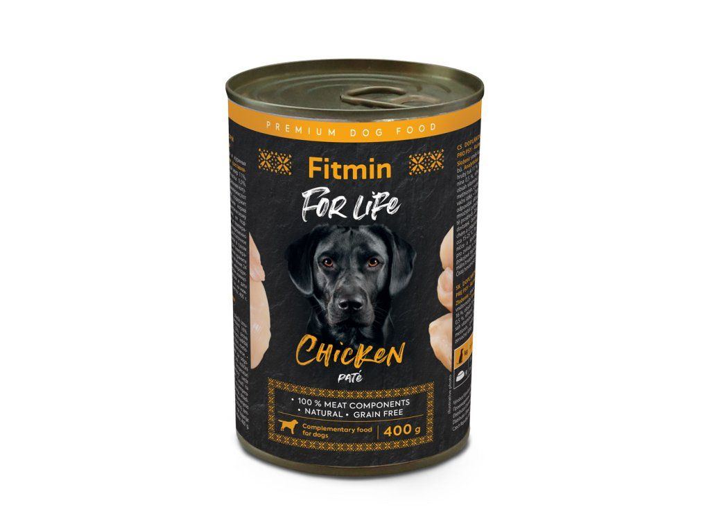 Fitmin For Life консерва для собак (для дорослих) з куркою, 400 г