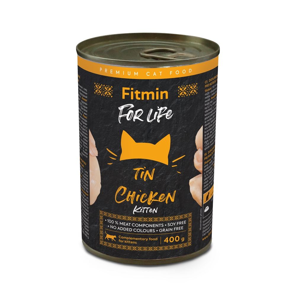 FFL cat tin Chicken Kitten 400г