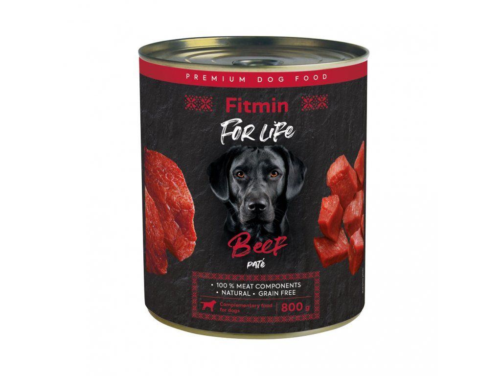 Fitmin For Life консерва для собак (для дорослих) з яловичиною, 800 г