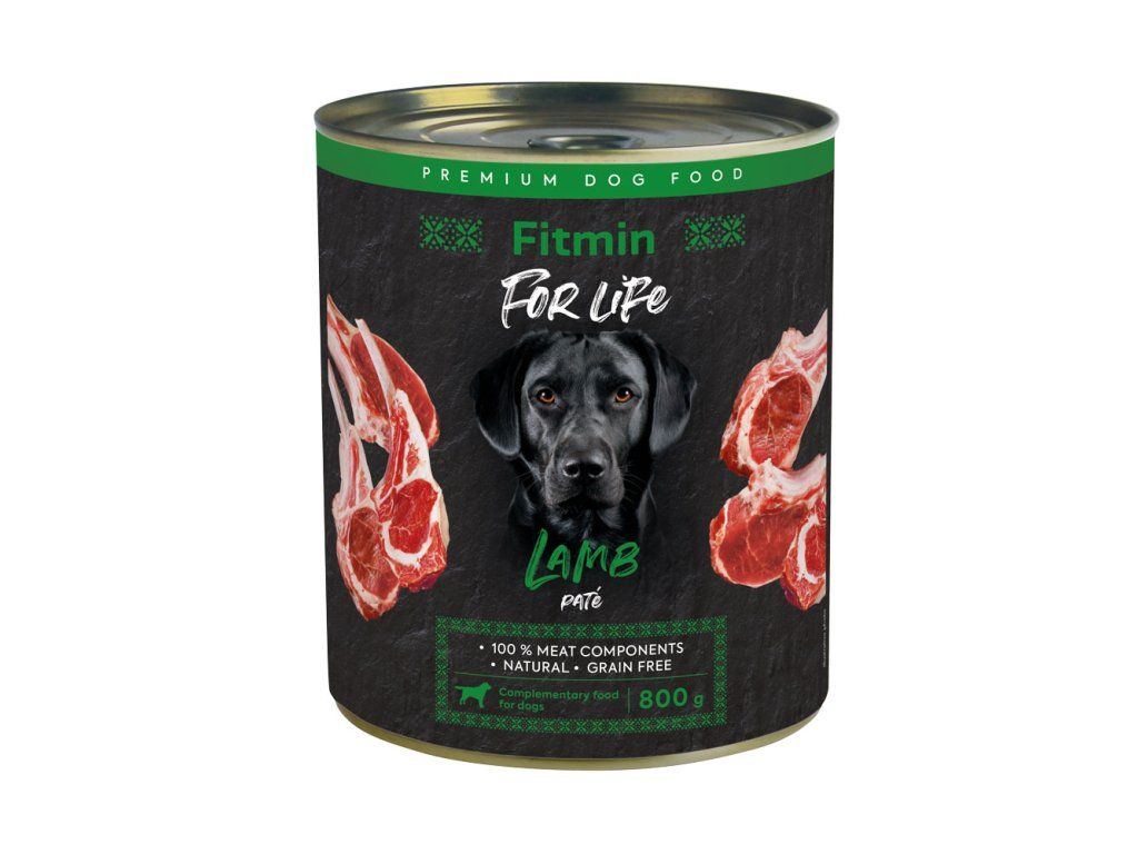 Fitmin For Life консерва для собак (для дорослих) з ягням, 800 г