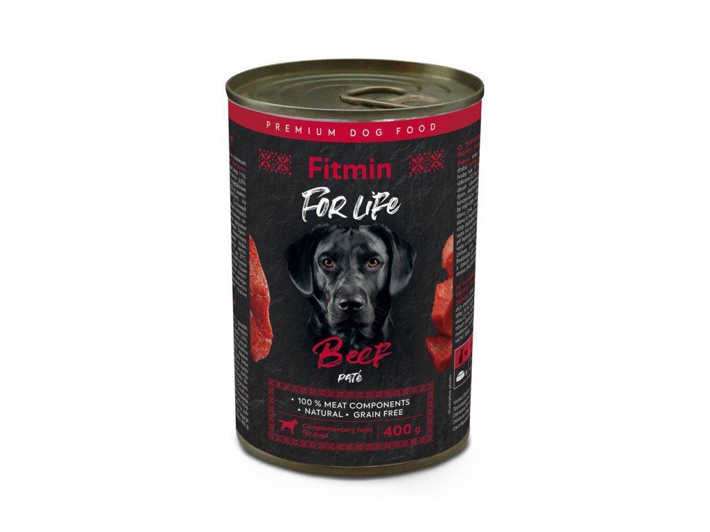 Fitmin For Life консерва для собак (для дорослих) з яловичиною, 400 г