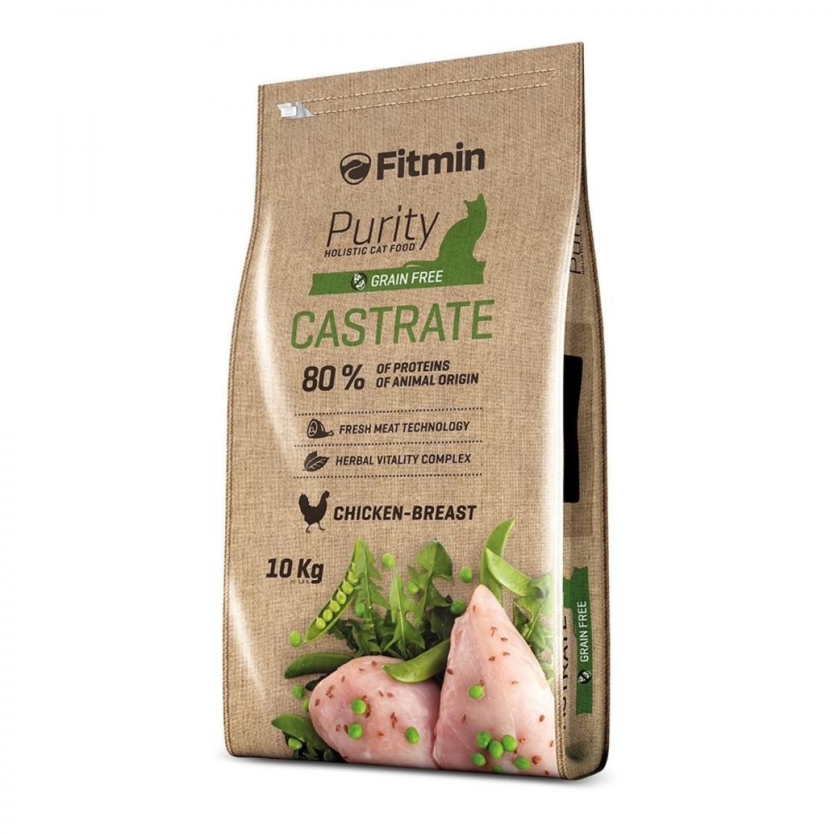 Fitmin cat Purity Castrate (для стерилізованих з курячою грудкою), 10 кг