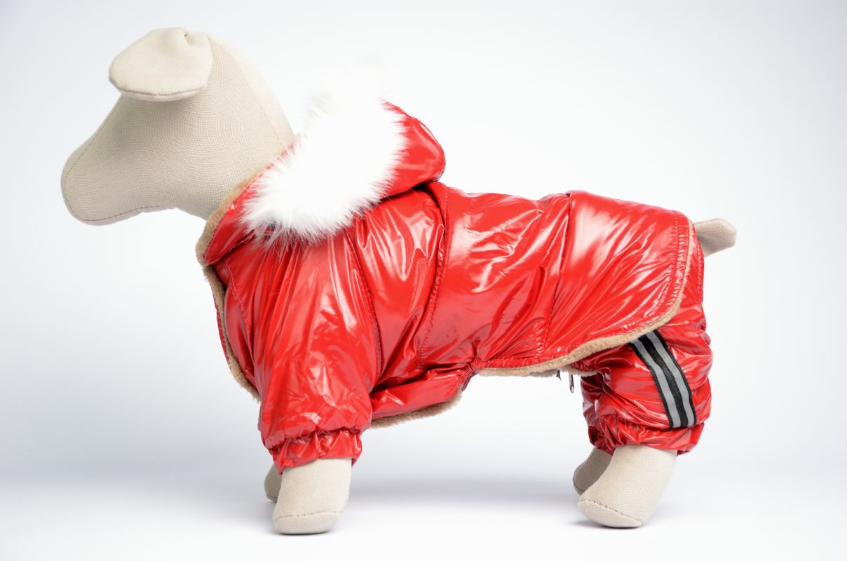 Костюм з капюшоном Бруно Zoobaza - червоний, 25х40