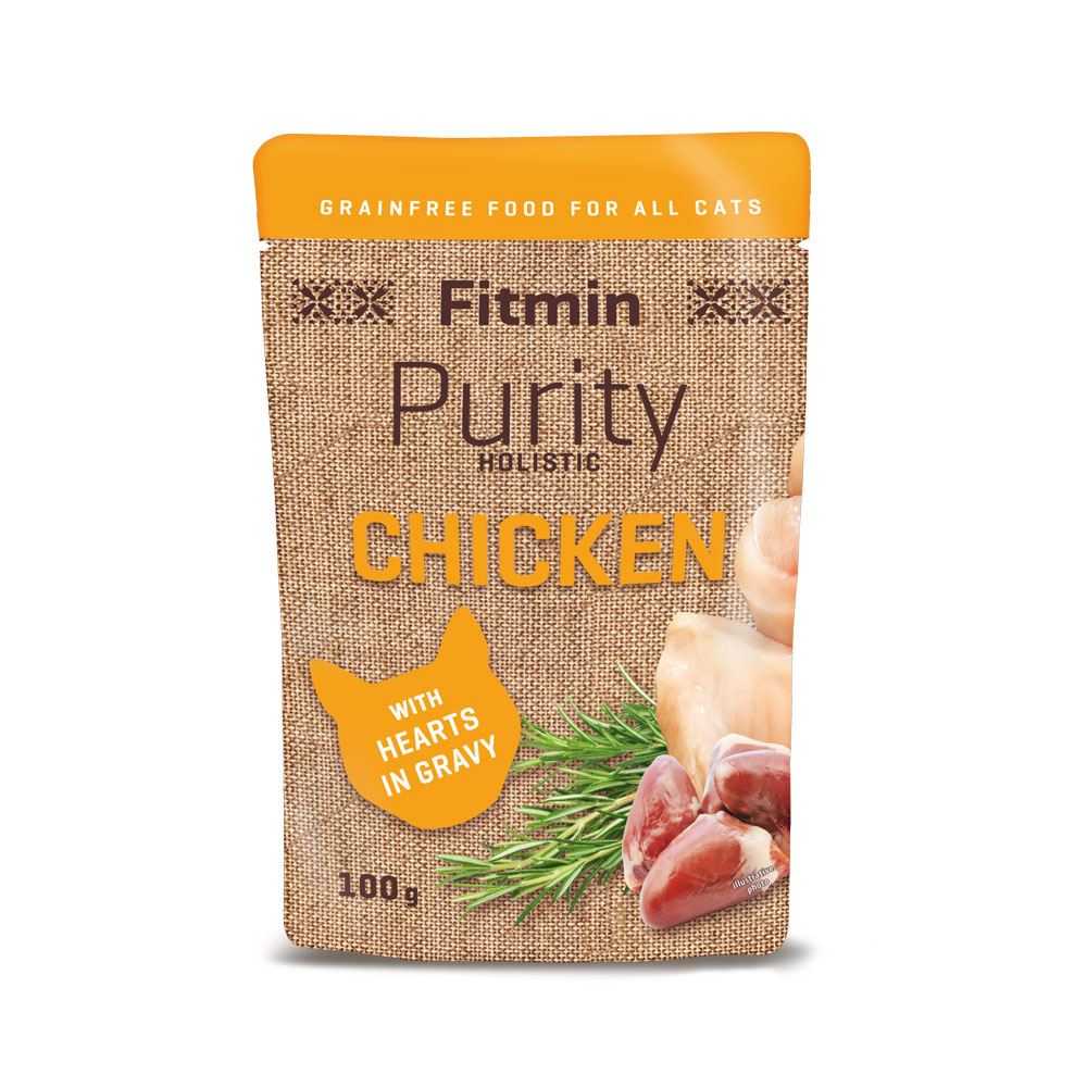 Fitmin cat Purity pouch Chicken with hearts 100г
