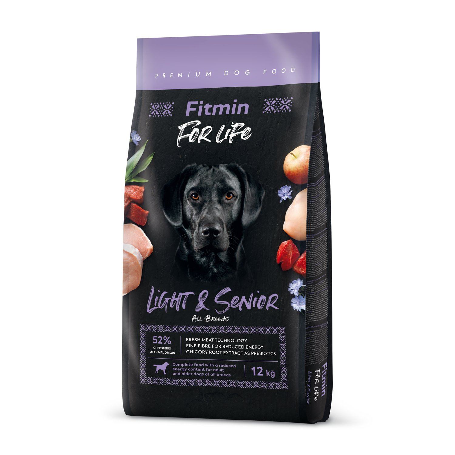 Fitmin dog For Life Light & Senior (для малорухливих та собак старшого віку), 2,5 кг
