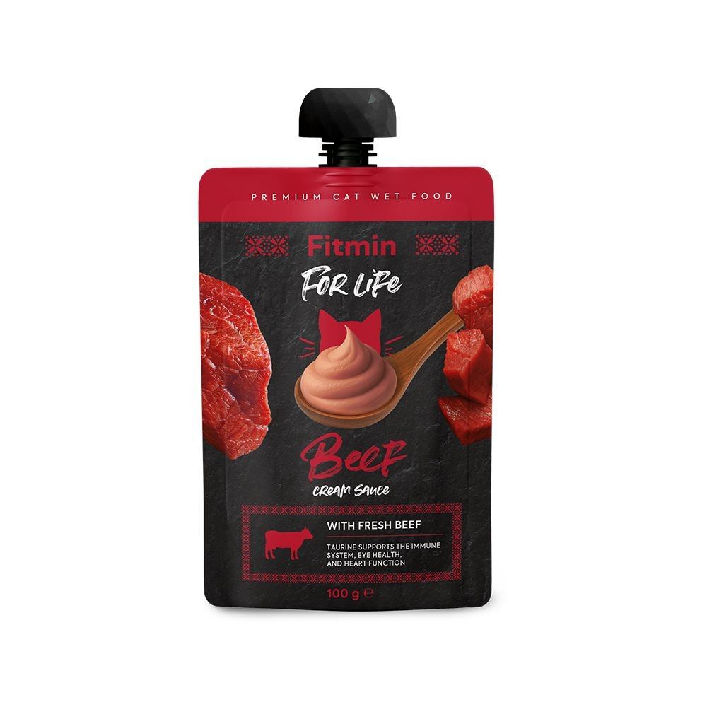 Fitmin For Life Cream Sauce пауч з яловичиною 100 г