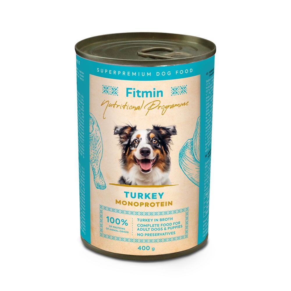 Fitmin NP консерва з індичкою 400 г (для собак і цуценят)