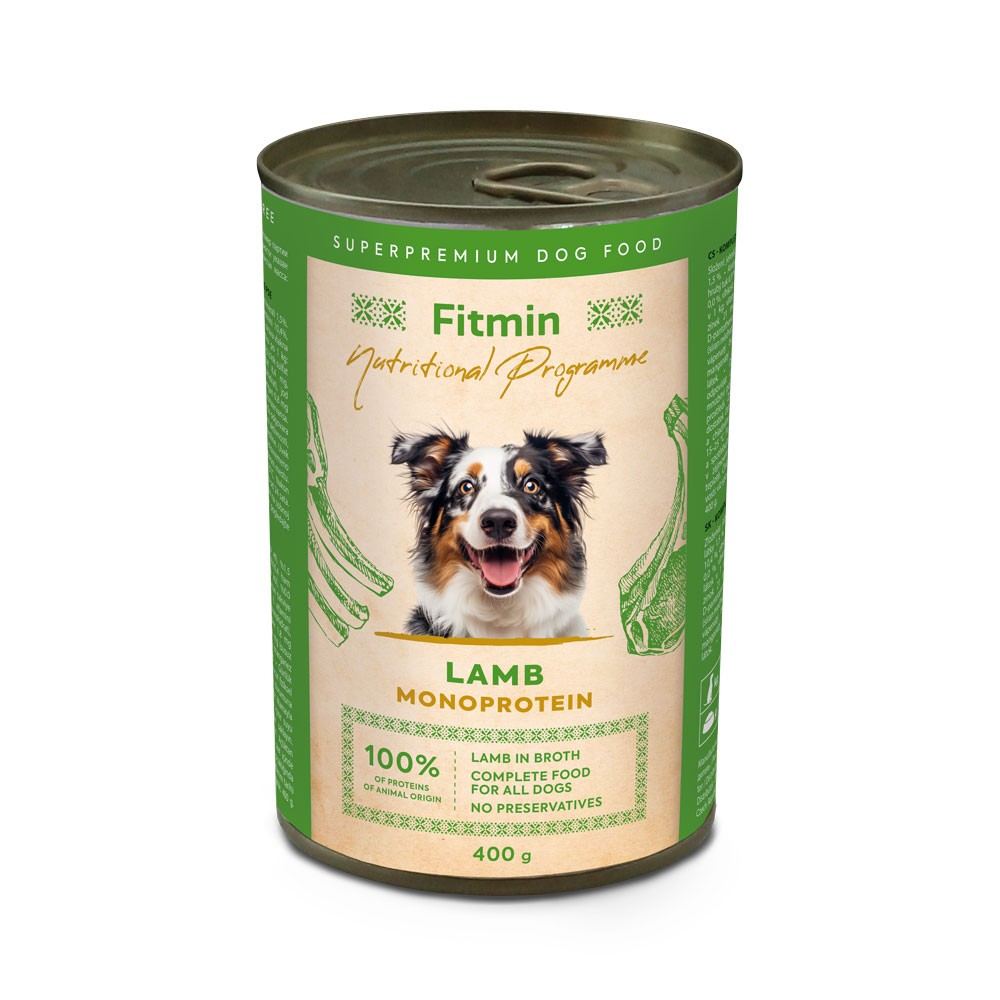 Fitmin NP консерва з ягням 400 г (для собак)