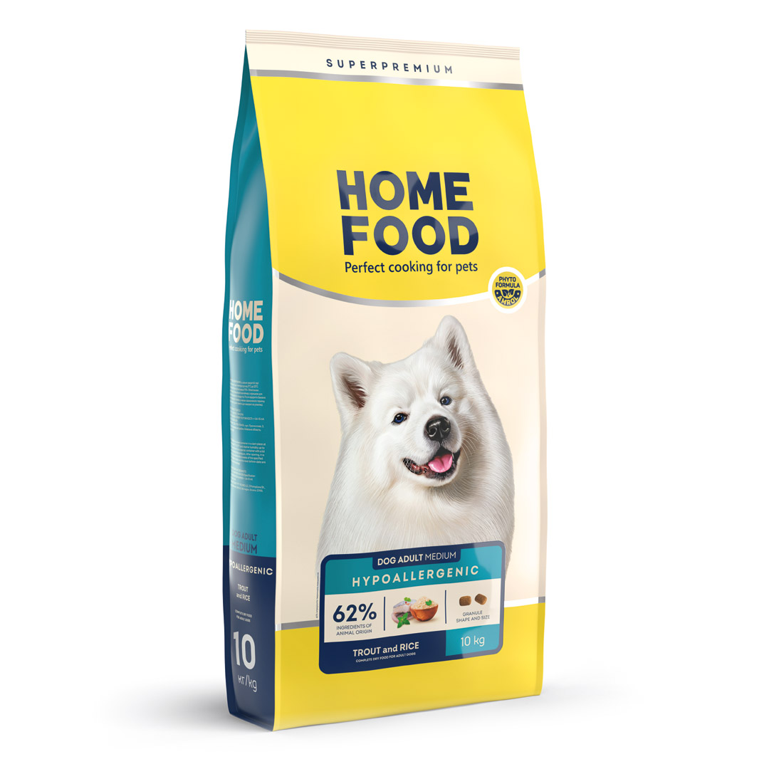 DOG ADULT MEDIUM Гіпоалергенний «Форель з рисом» 10 кг