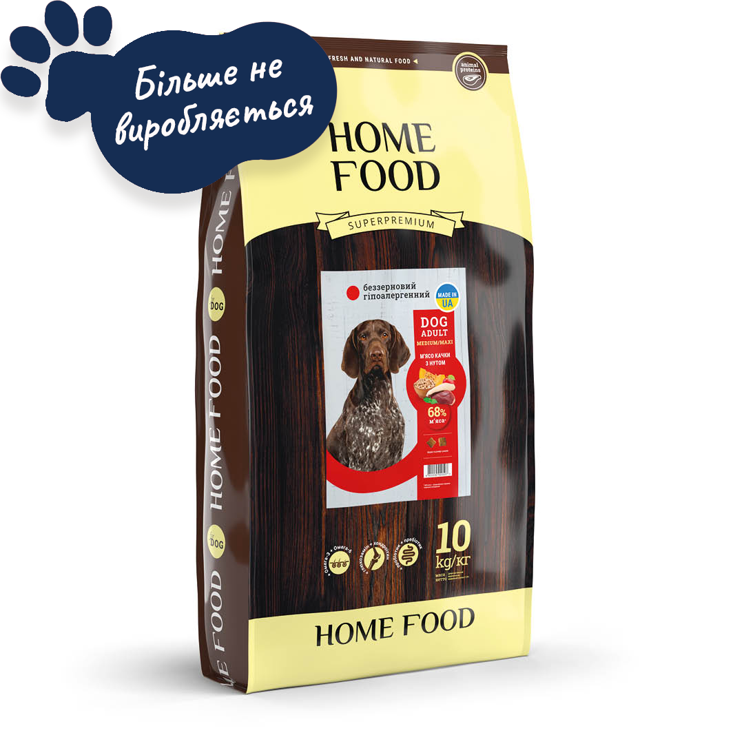 DOG ADULT MEDIUM/MAXI Беззерновий гіпоалергенний «М'ясо качки з нутом» 10 кг