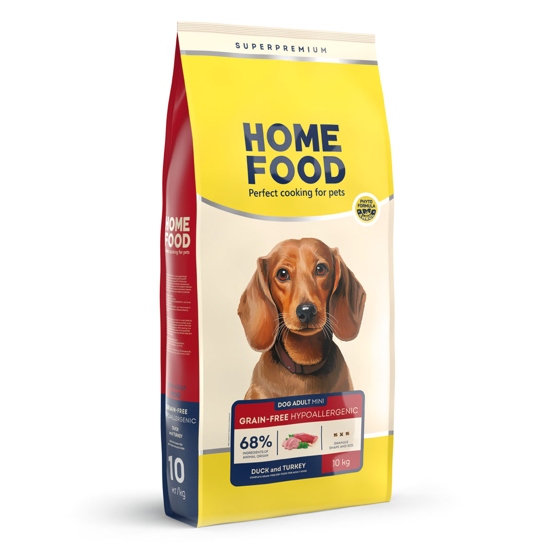 DOG ADULT MINI Беззерновий гіпоалергенний «Качка з індичкою» 10 кг