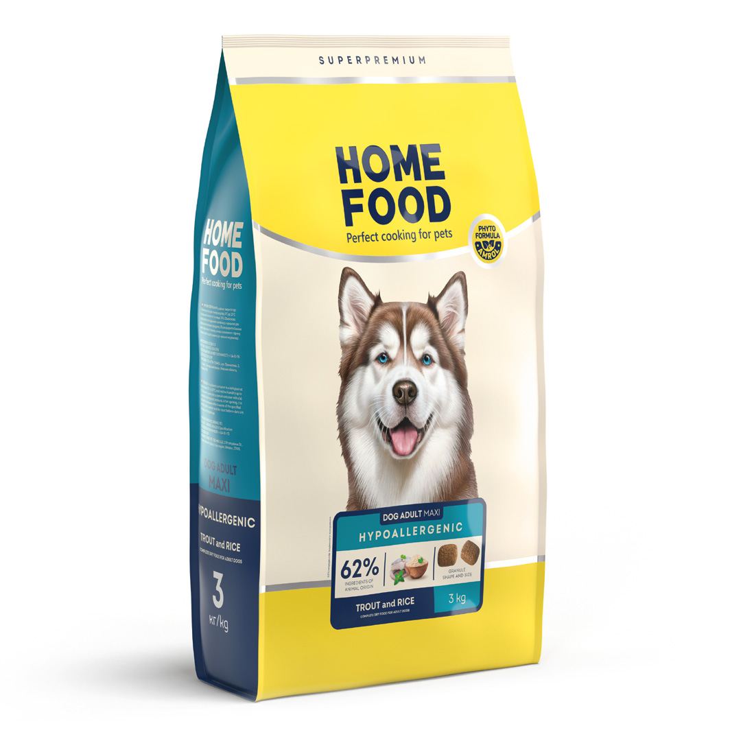 DOG ADULT MAXI Гіпоалергенний «Форель з рисом» 3 кг
